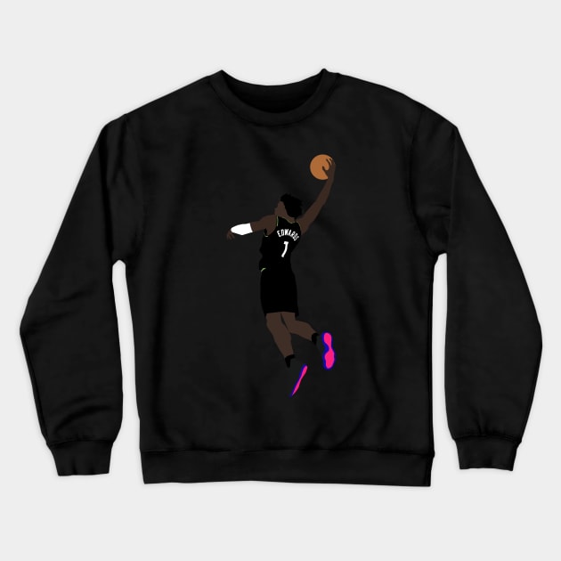 Anthony Edwards Crewneck Sweatshirt by islandersgraphics